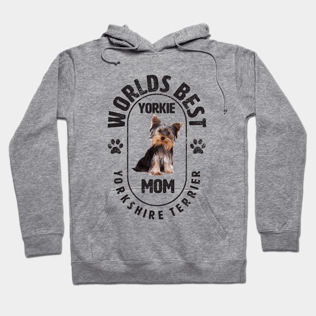 Yorkshire Terrier - Yorkie  Mom Hoodie by Kudostees